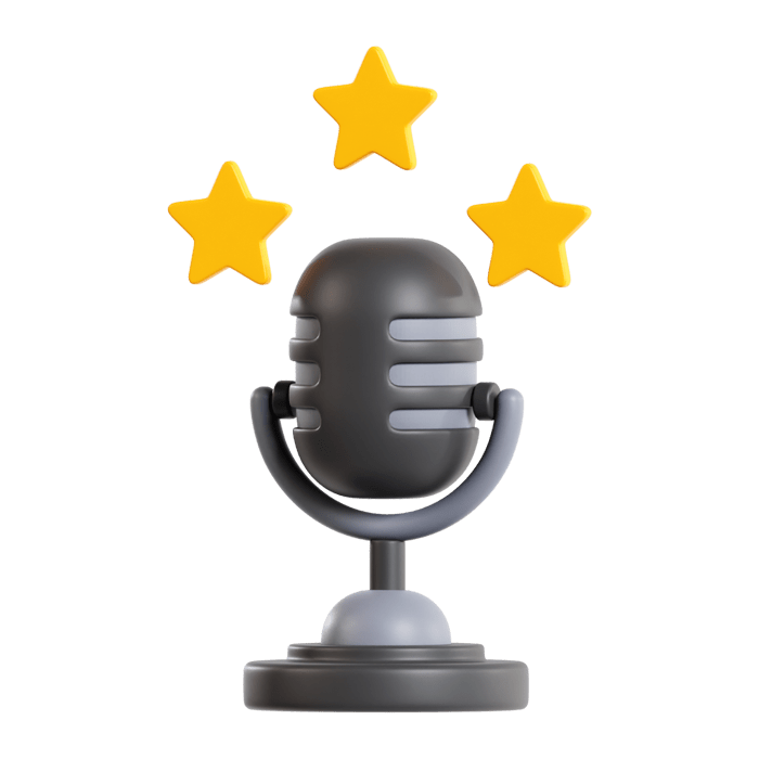 illustration-podcast-rating-3d-icon